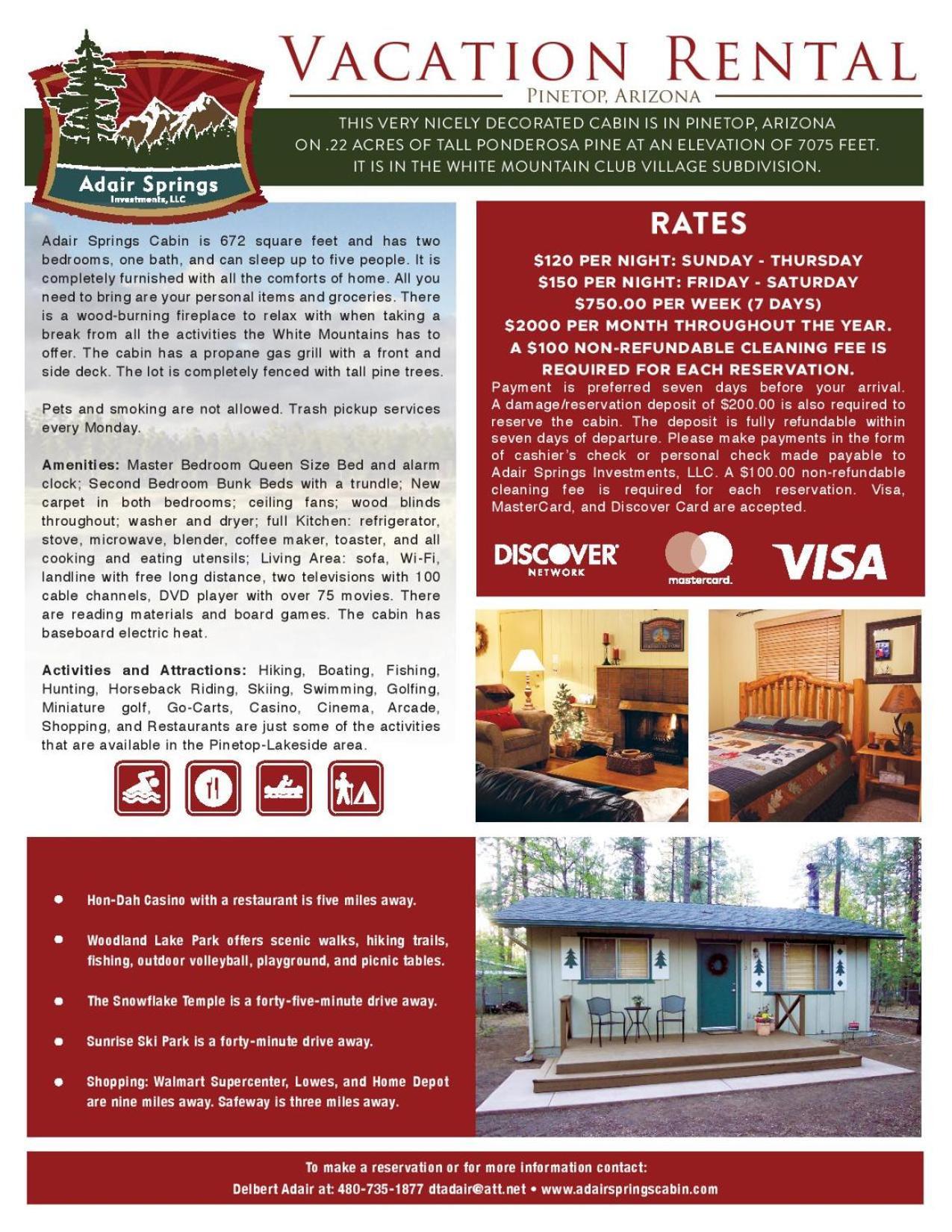 Adair Springs Cabin Pinetop-Lakeside Zewnętrze zdjęcie